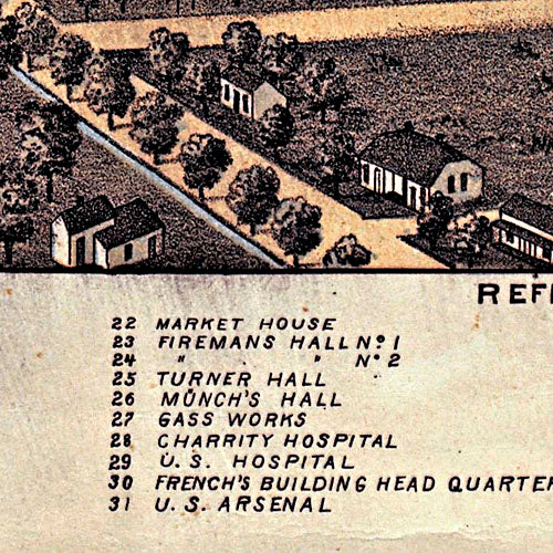 San Antonio 1873 by Augustus Koch