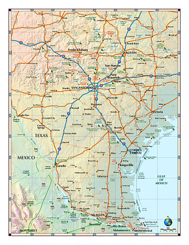 South Texas Regional Map