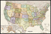 USA Legacy Wall Map by Globe Turner