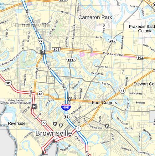 Rio Grande Valley Wall Map by Map Sherpa