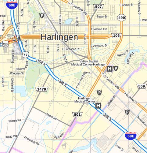 Rio Grande Valley Wall Map by Map Sherpa