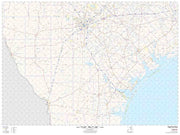 Eagle Ford Shale Wall Map by Map Sherpa
