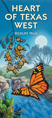 Heart of Texas Wildlife Trails Map - West