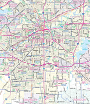 DFW Regional Area Major Arterial Wall Map