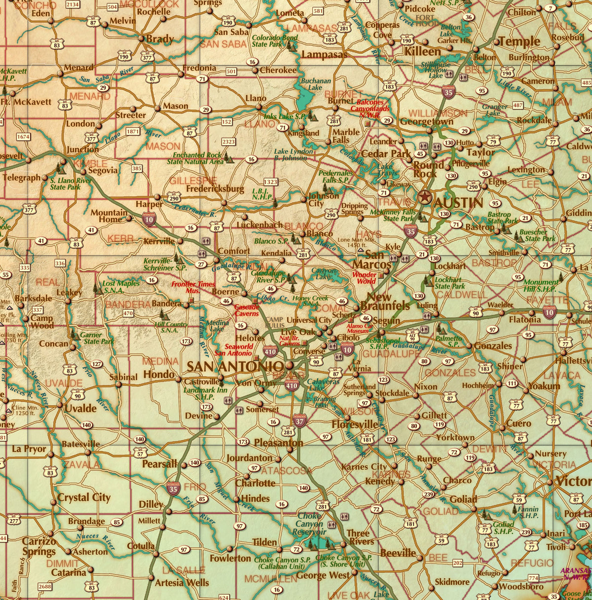Texas Map