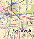 Dallas & Fort Worth Map