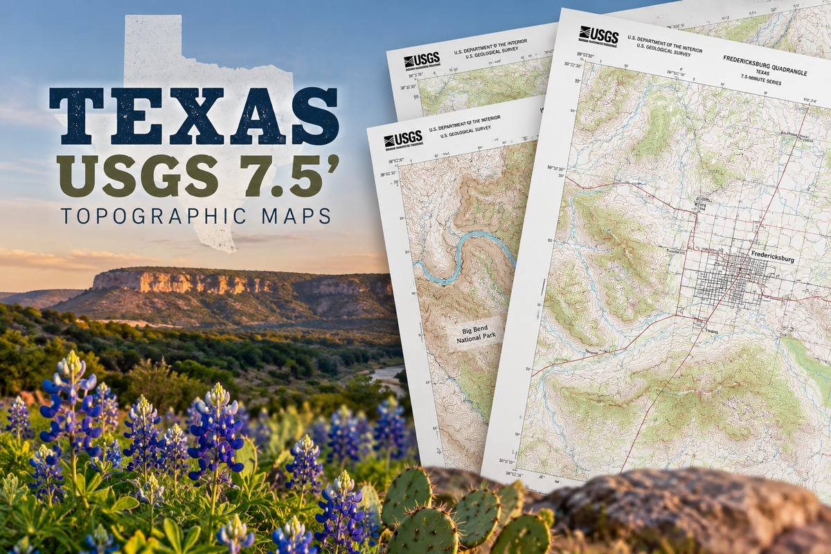 Texas Topographic Maps