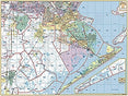 Map of Galveston