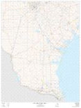 Map of South Texas