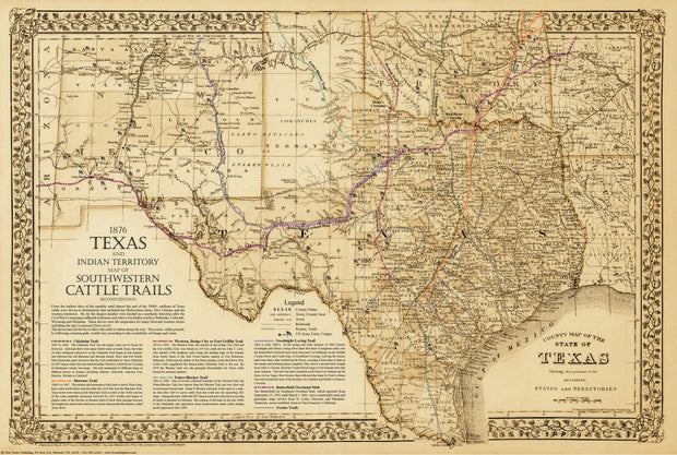Texas History Classroom Maps - 3 Map Set
