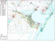 Corpus Christi Wall Map by Market Maps