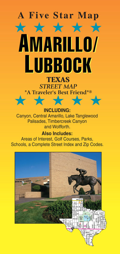 Amarillo/ Lubbock by Five Star Maps