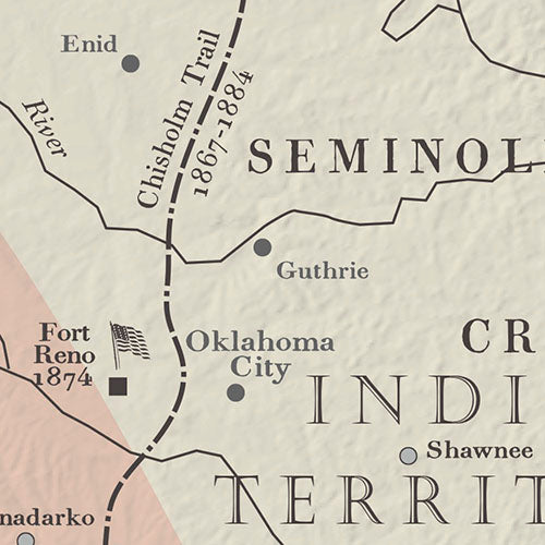 Texas History Classroom Maps - 3 Map Set