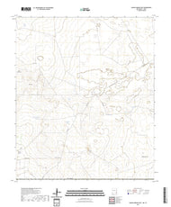US Topo 7.5-minute map for Paduca Breaks East NMTX