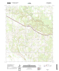 US Topo 7.5-minute map for Garvin OK