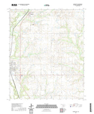 US Topo 7.5-minute map for Waurika East OK
