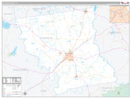 Anderson County, TX Wall Map