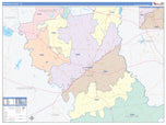 Anderson County, TX Wall Map