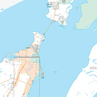 Aransas County, TX Premium Style Wall Map