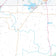 Archer County, TX Premium Style Wall Map