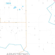 Armstrong County, TX Premium Style Wall Map