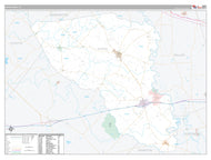 Austin County, TX Premium Style Wall Map