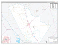 Bee County, TX Premium Style Wall Map