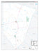 Blanco County, TX Premium Style Wall Map