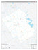 Bosque County, TX Premium Style Wall Map