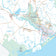 Brazoria County, TX Premium Style Wall Map