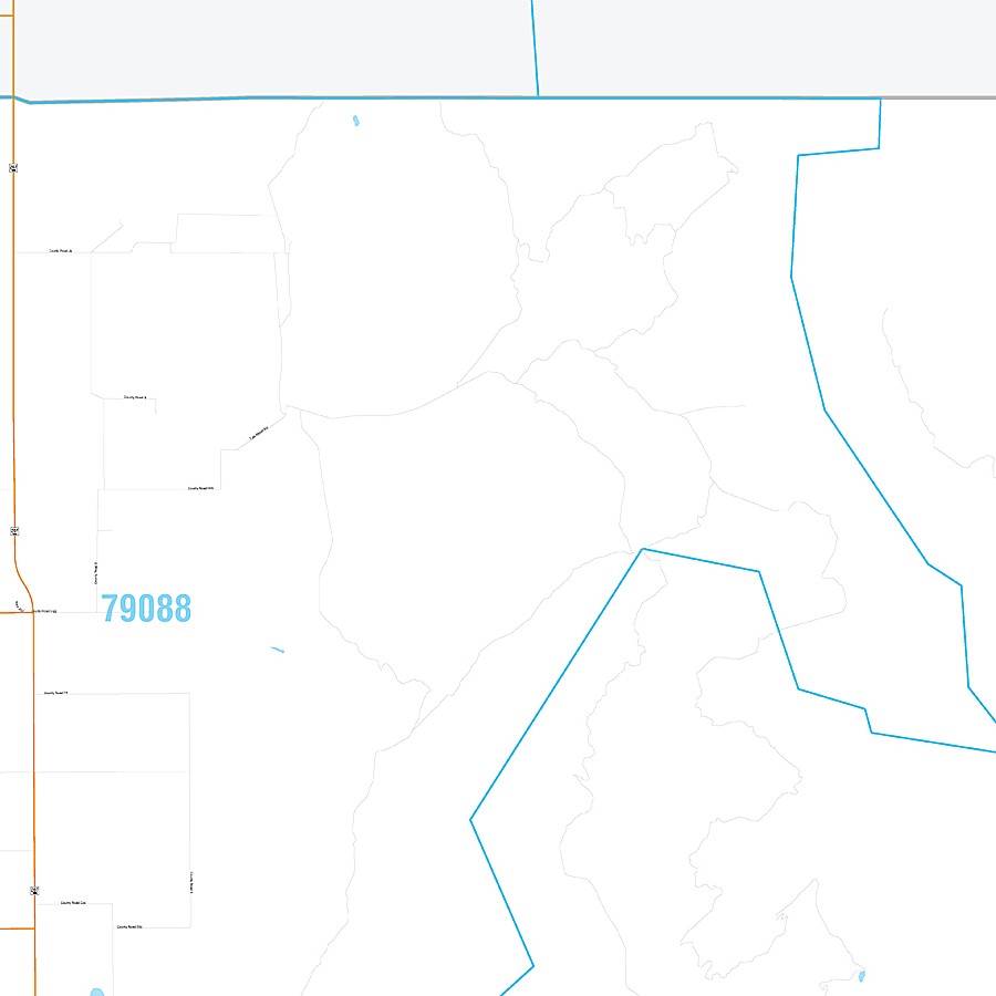 Briscoe County, TX Premium Style Wall Map