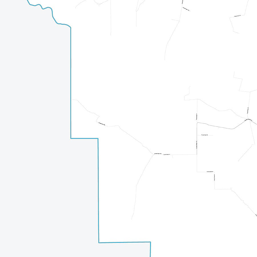 Brooks County, TX Premium Style Wall Map