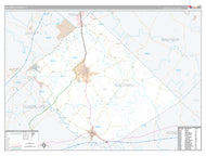 Caldwell County, TX Premium Style Wall Map