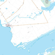 Calhoun County, TX Premium Style Wall Map