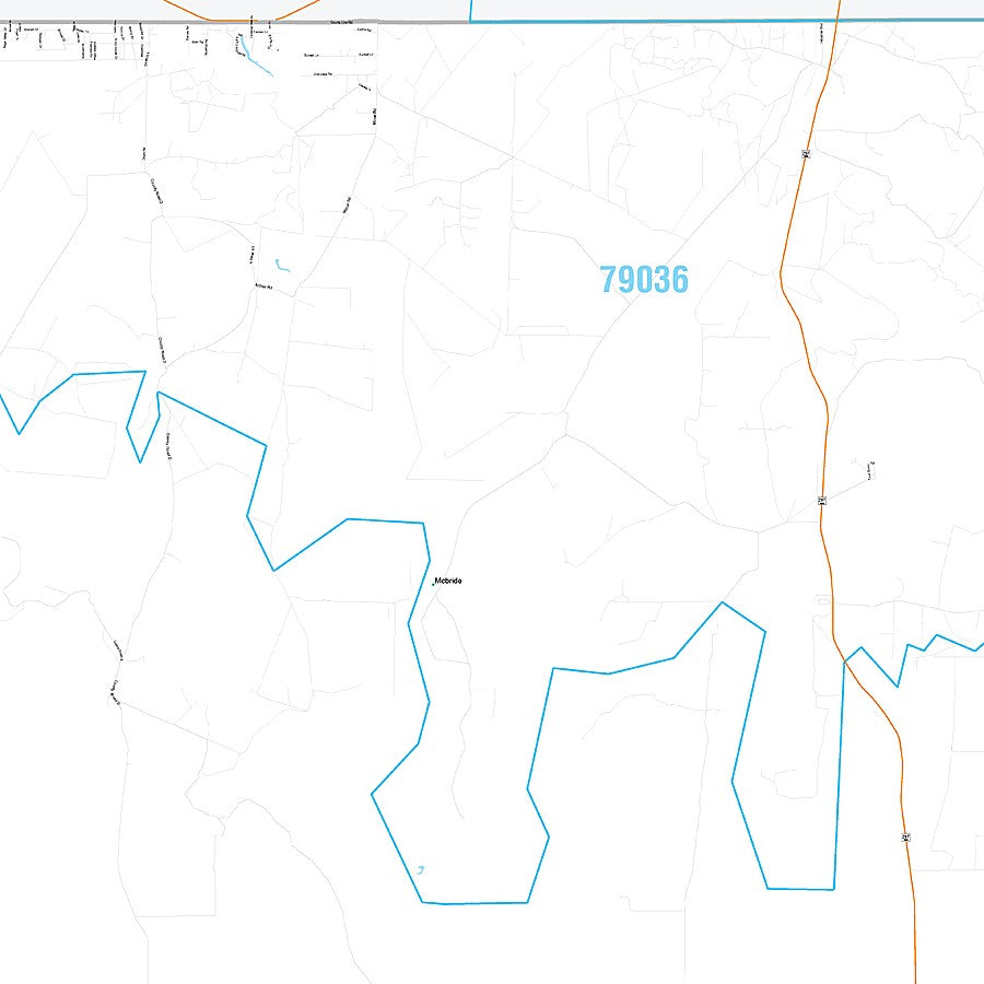 Carson County, TX Premium Style Wall Map