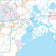 Chambers County, TX Premium Style Wall Map