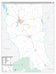 Cherokee County, TX Premium Style Wall Map