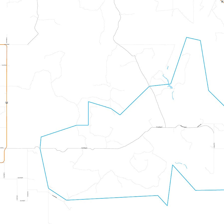 Childress County, TX Premium Style Wall Map