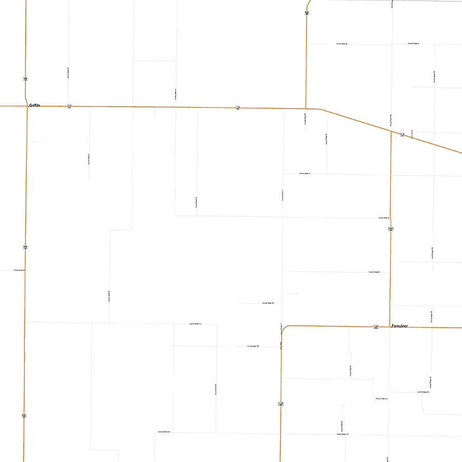 Cochran County, TX Premium Style Wall Map
