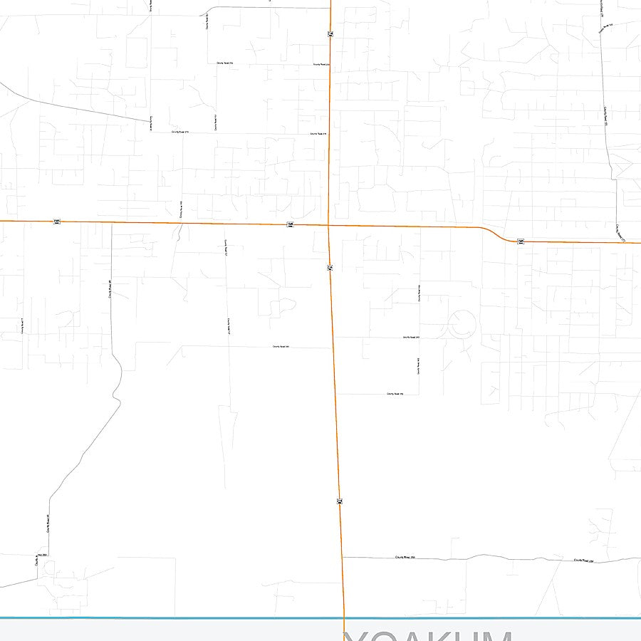Cochran County, TX Premium Style Wall Map