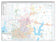 Collin County, TX Premium Style Wall Map