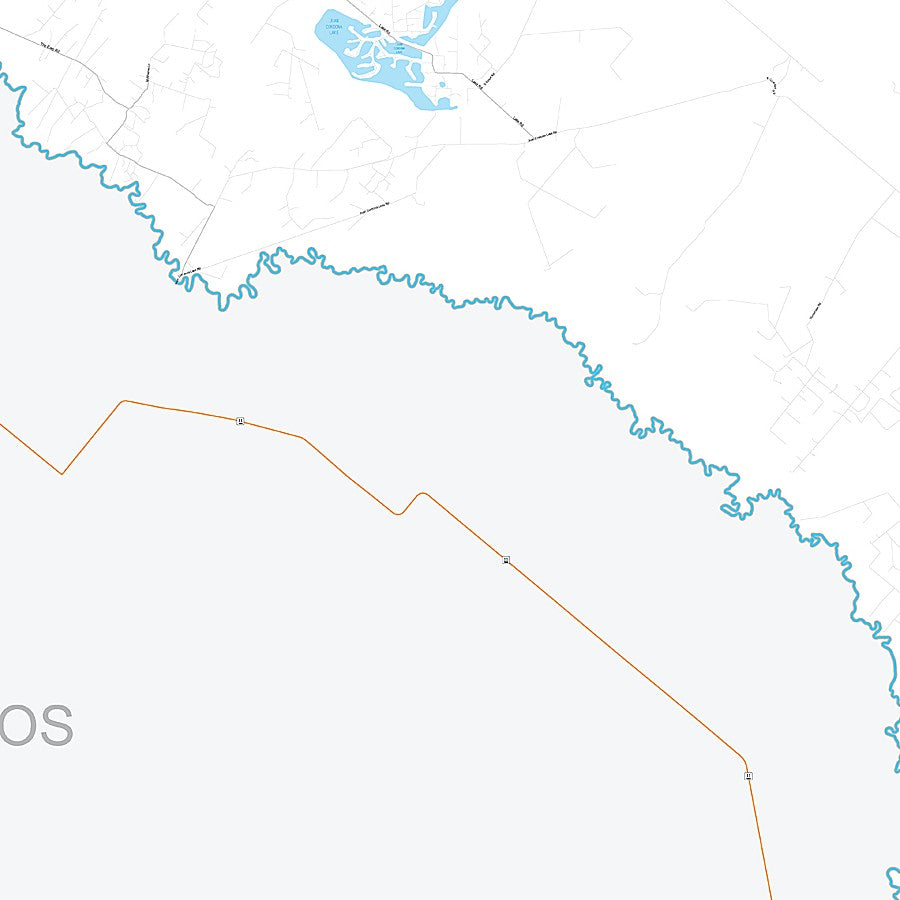 Crane County, TX Premium Style Wall Map