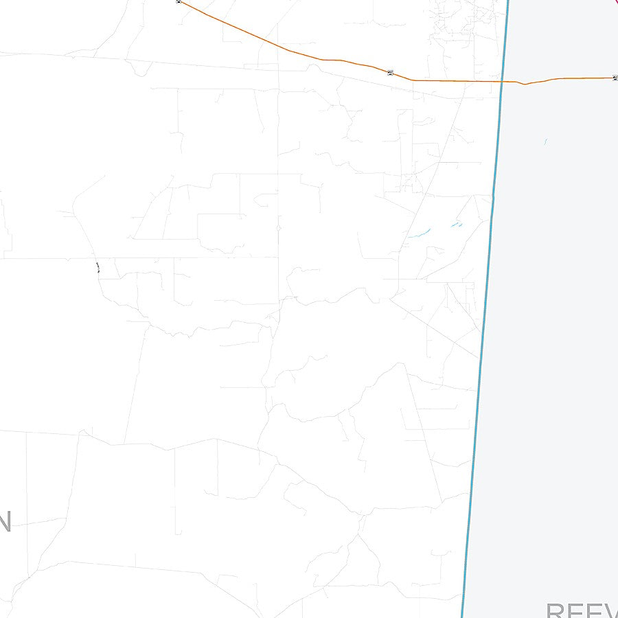 Culberson County, TX Premium Style Wall Map