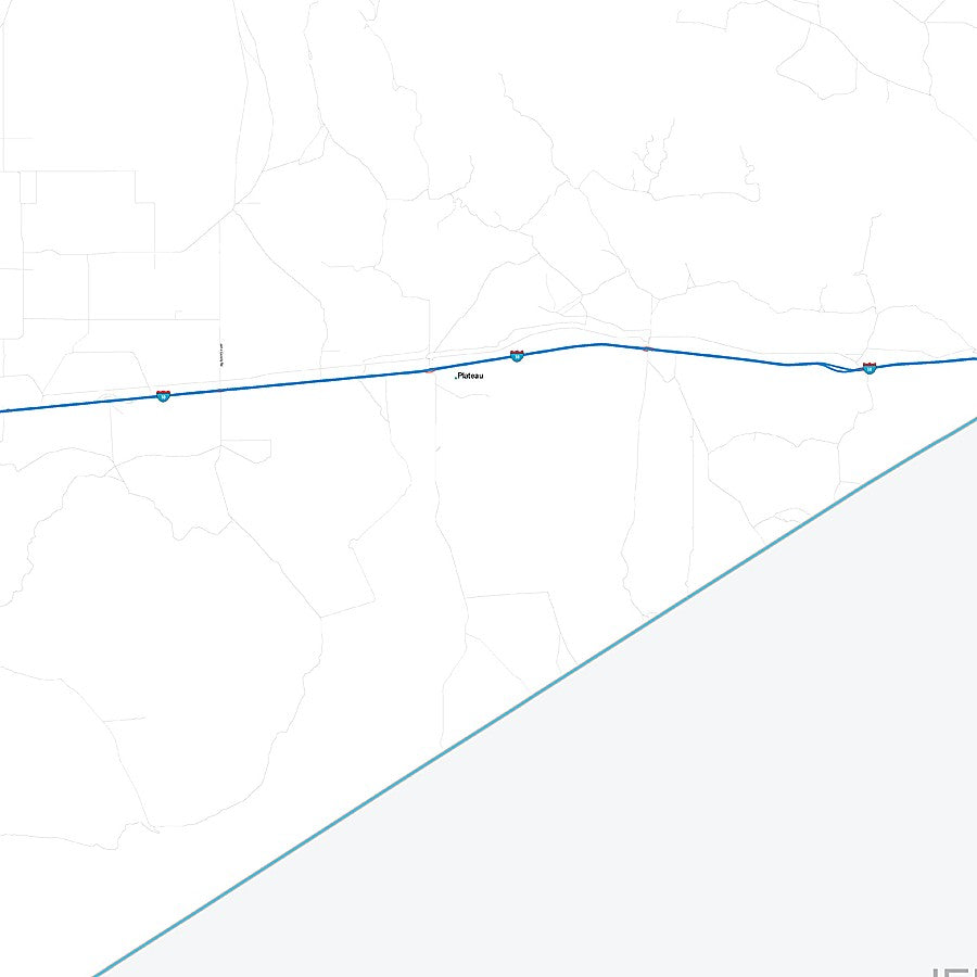 Culberson County, TX Premium Style Wall Map