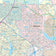 Dallas County, TX Premium Style Wall Map