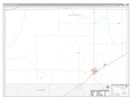 Deaf Smith County, TX Premium Style Wall Map