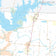 Denton County, TX Premium Style Wall Map