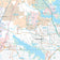 Denton County, TX Premium Style Wall Map