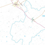Dimmit County, TX Premium Style Wall Map