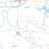 Eastland County, TX Premium Style Wall Map
